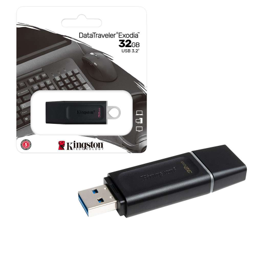 KINGSTON, USB DRIVES Kingston DataTraveler Exodia 32GB USB 3.2 Flash Drive DTX/32GB