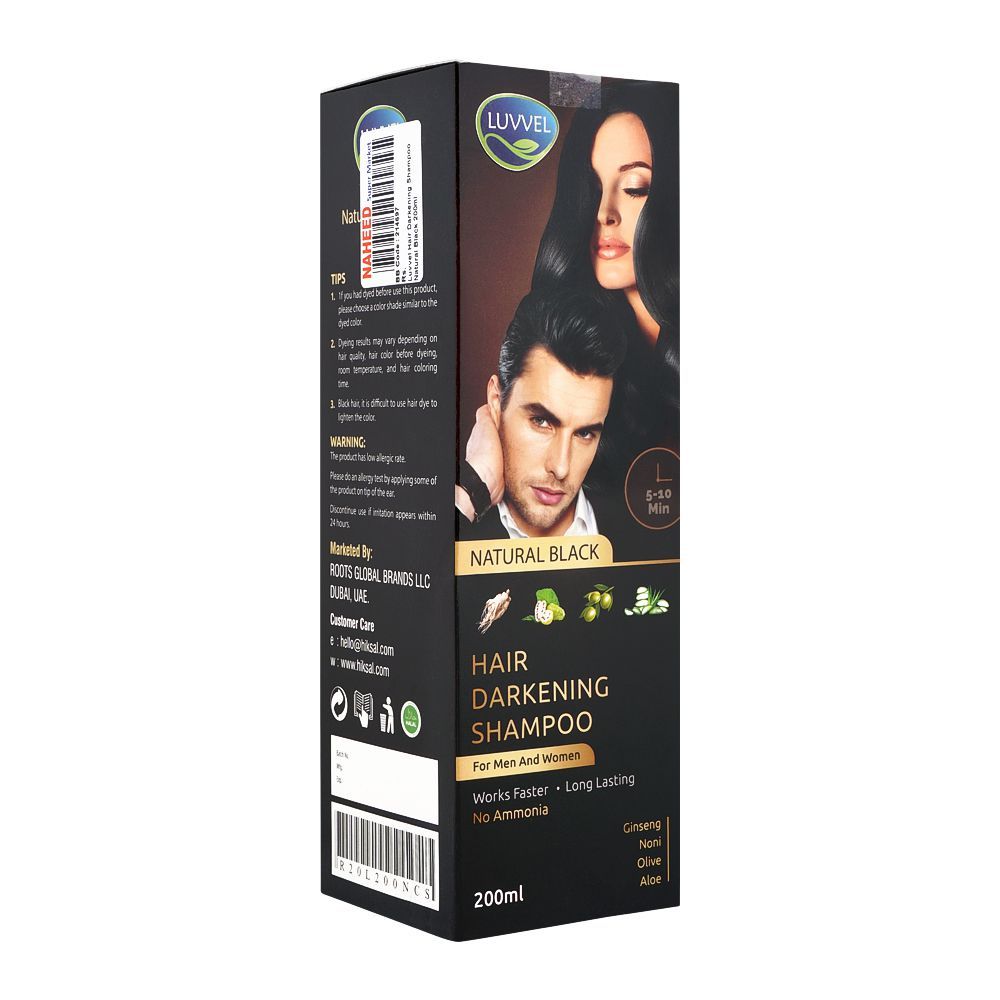 Rich Espresso - Luvvel Hair Darkening Shampoo in Dark Brown (200ml)