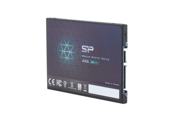 DESKTOP HARD DISK DRIVES, HARD DISK DRIVES, LAPTOP HARD DISK DRIVES, SSDS Silicon Power 256GB SSD 3D NAND A55 SLC Cache Performance Boost SATA III 2.5″ 7mm (0.28″) Internal Solid State Drive (SP256GBSS3A55S25)