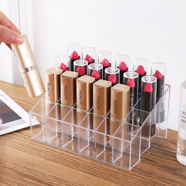24 Grid Lipstick Organizer Box.