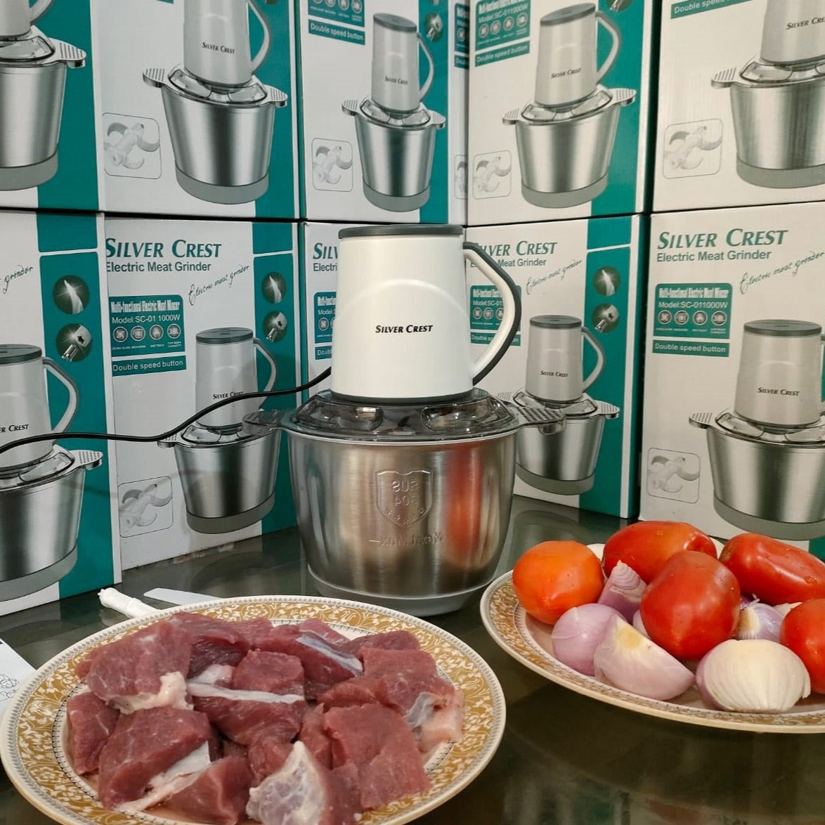 Silver Crest 3-Liter Meat and Vegetable Chopper - Model SC-01100W