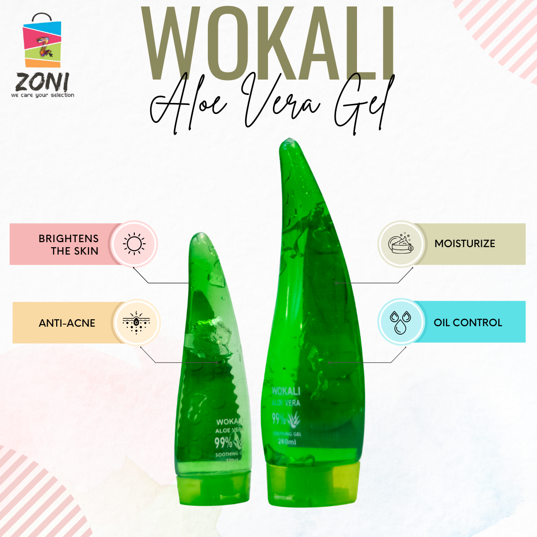 Unlock the Power of Nature: Wokali 99% Natural Aloe Vera Gel Unveiled!