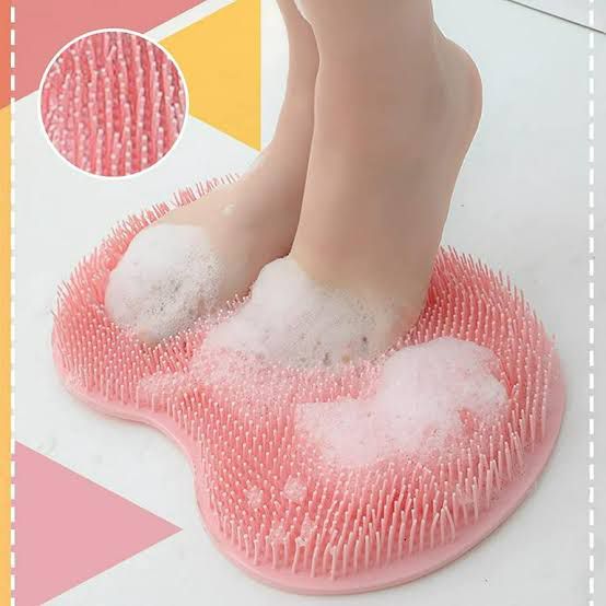 2in1 Silicone Bath Foot and Back Scrubber.
