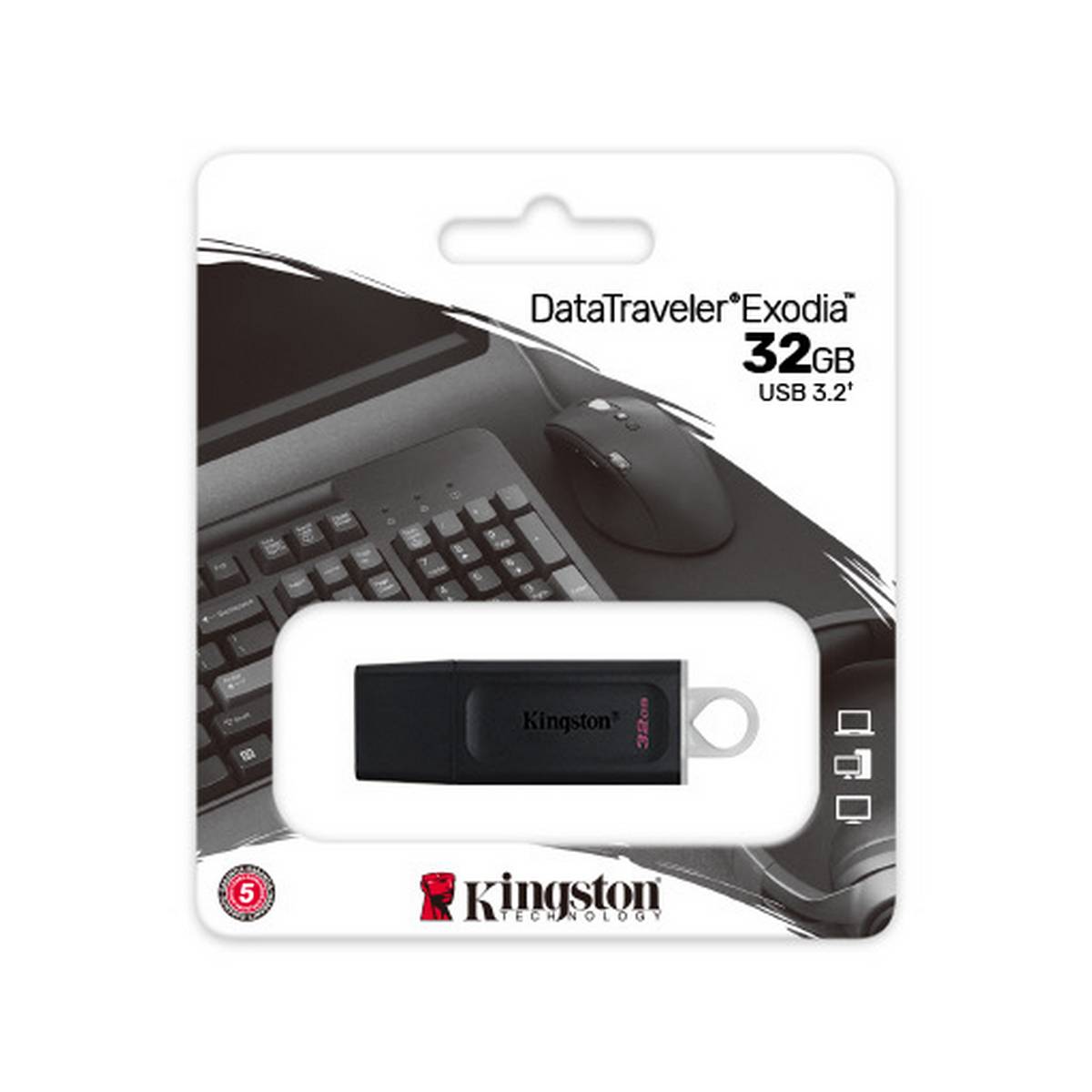 KINGSTON, USB DRIVES Kingston DataTraveler Exodia 32GB USB 3.2 Flash Drive DTX/32GB