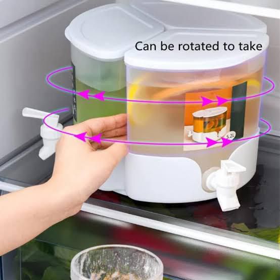 3 Portions Detachable 360 Degree Rotating Water Dispenser with Faucets.
