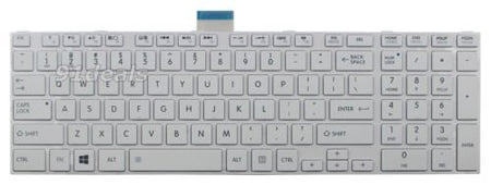 LAPTOP KEYBOARDS, TOSHIBA KEYBOARDS Laptop Keyboard for Toshiba Satellite C850 C855 C855D MP-11B93US-9305 English US White