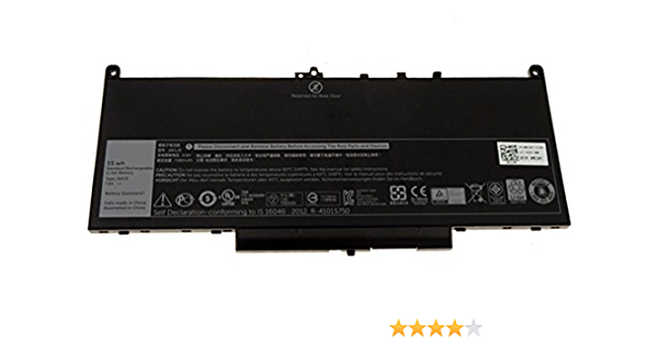 DELL BATTERY, Laptop Batteries J60J5 Laptop Battery For Dell Latitude E7270 E7470 E7260 7270 7470 J6OJ5 R1V85 MC34Y 242WD 7.6V 55Wh 7080mAh