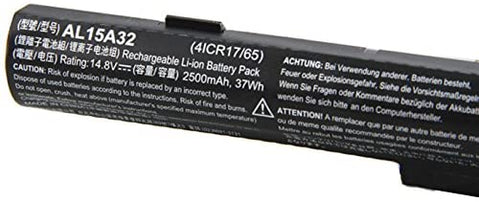 ACER BATTERY, Laptop Batteries Laptop Battery For Acer Aspire AL15A32 E5-473G E5-573G E5-553G Series 4ICR17/65 KT.004B3.025