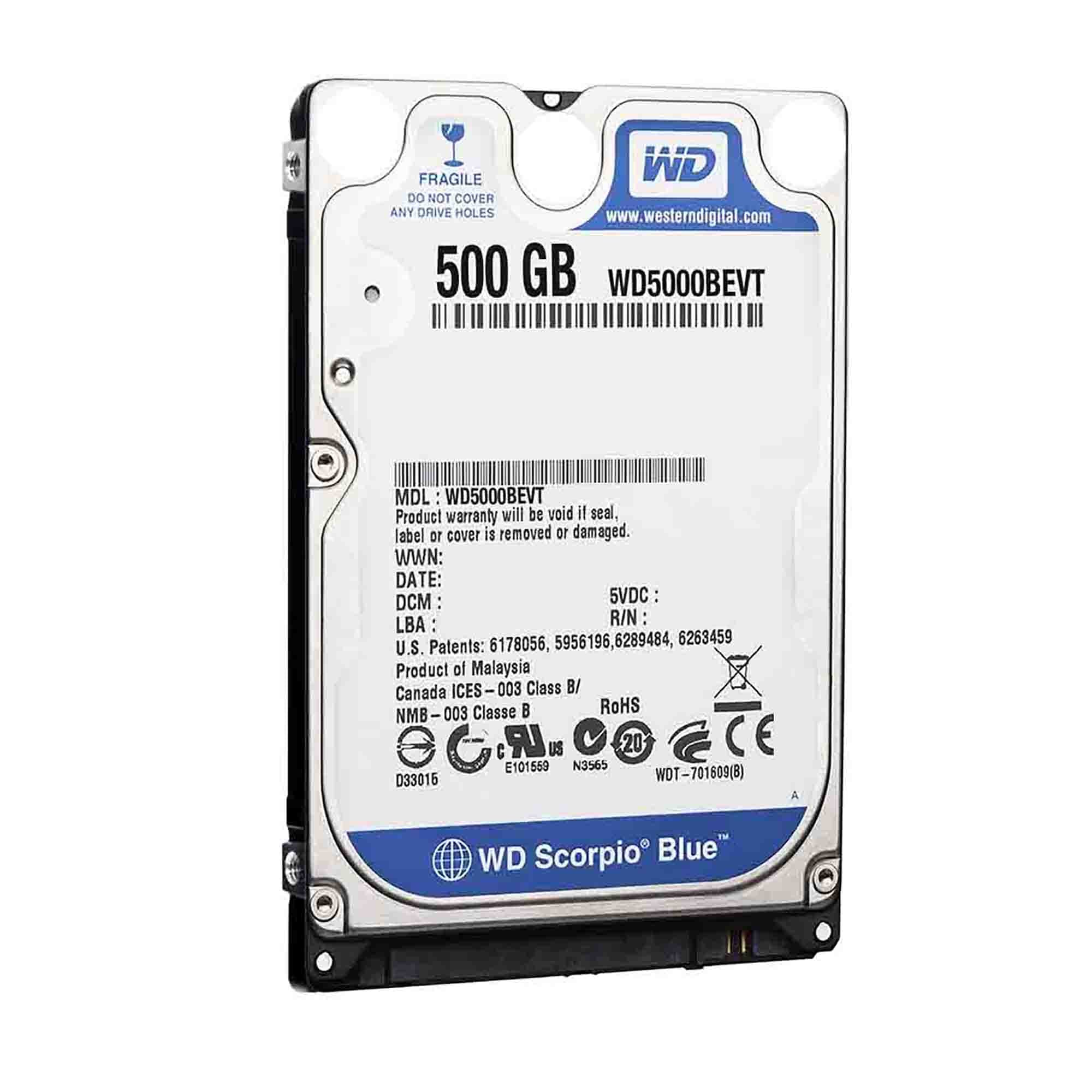 HARD DISK DRIVES, LAPTOP HARD DISK DRIVES 500GB Hard Drive Disk Internal HDD 7200 RPM 6Gb/s SATA3 Notebook BRANDED USED LAPTOP PULLED