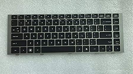 HP KEYBOARDS, LAPTOP KEYBOARDS Keyboard for HP ProBook 4440S 4441S 4445S 4446S Laptops Replaces 702238-001 silver frame US