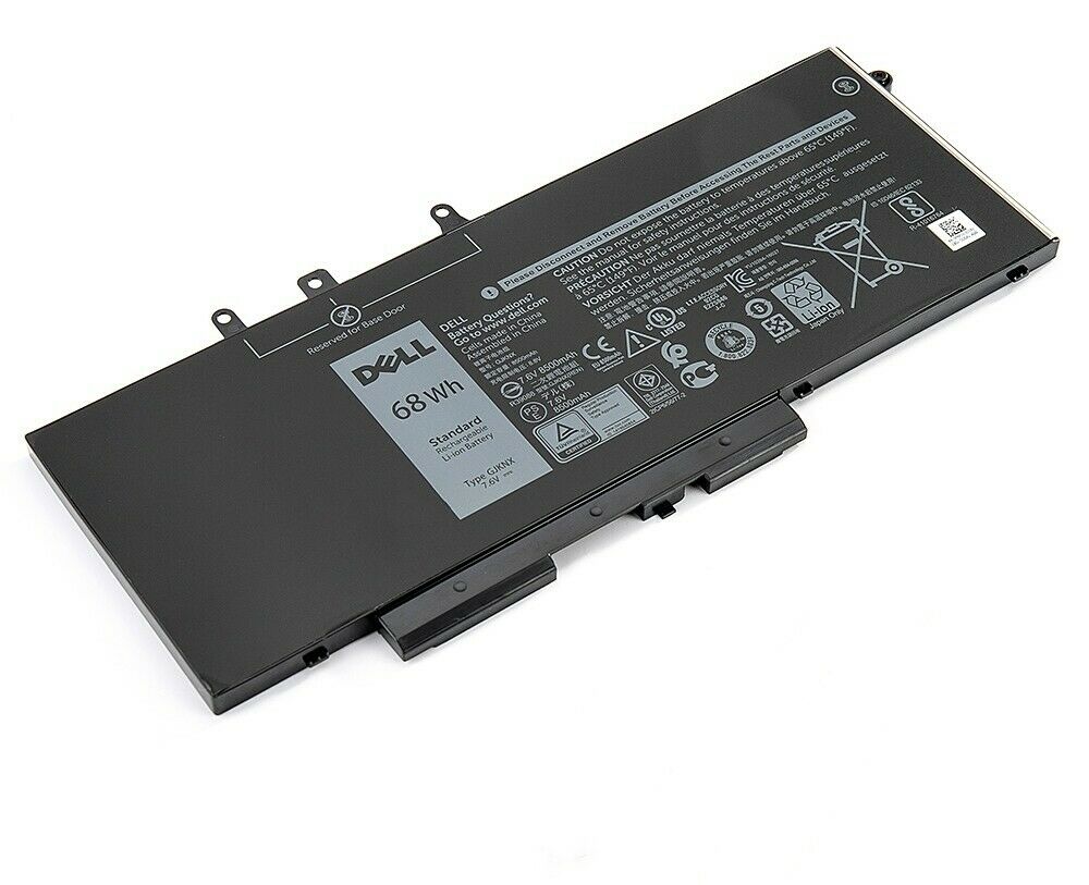 DELL BATTERY, Laptop Batteries Original battery Gjknx DELL Latitude 5280 5480 5580 5290 5490 5590 Precision 15 3520 M3520 M3530 93FTF D4CMT 11.4V 51WH