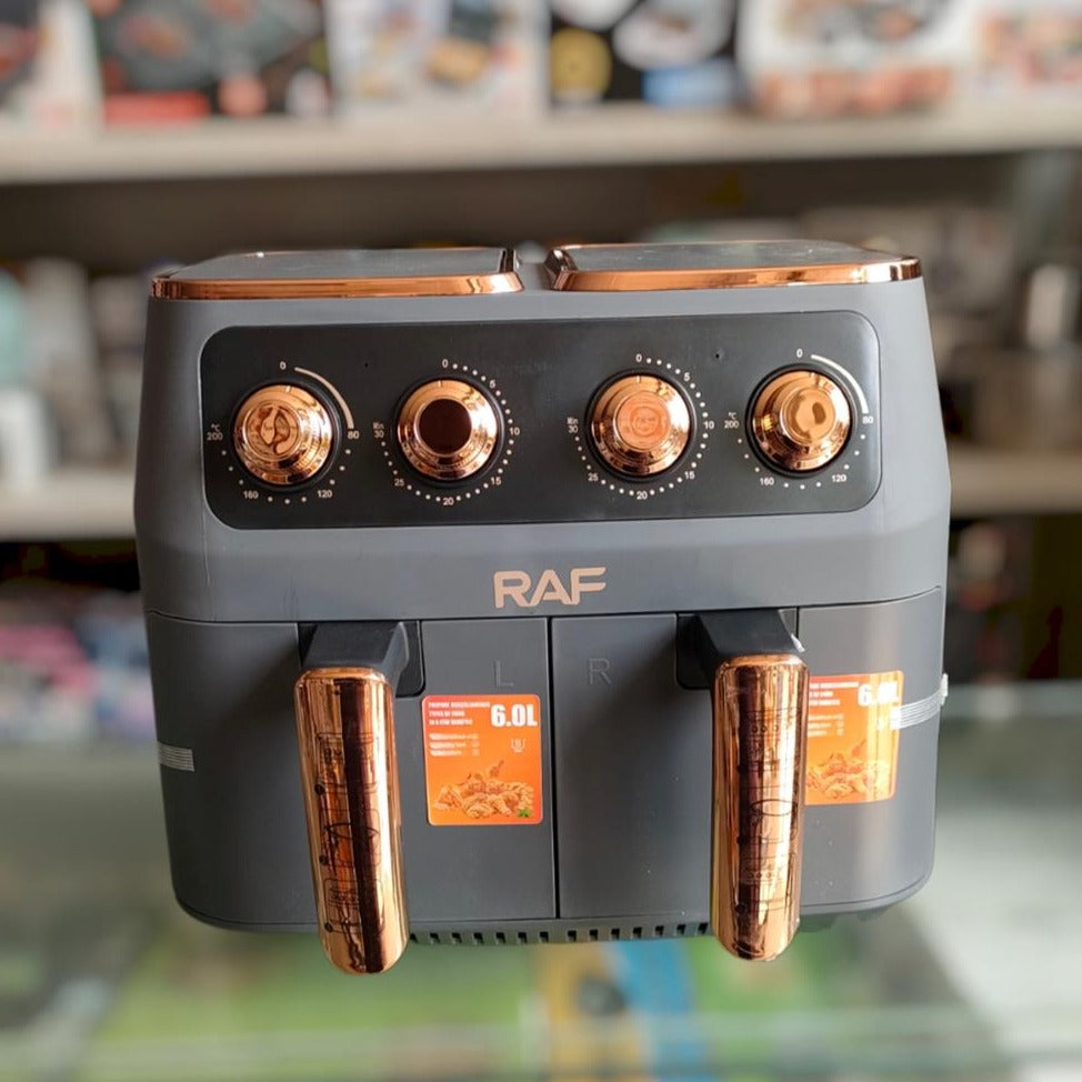 Limited Stock RAF 6+6 Liter Air Fryer R.5236: Versatile and Efficient Cooking