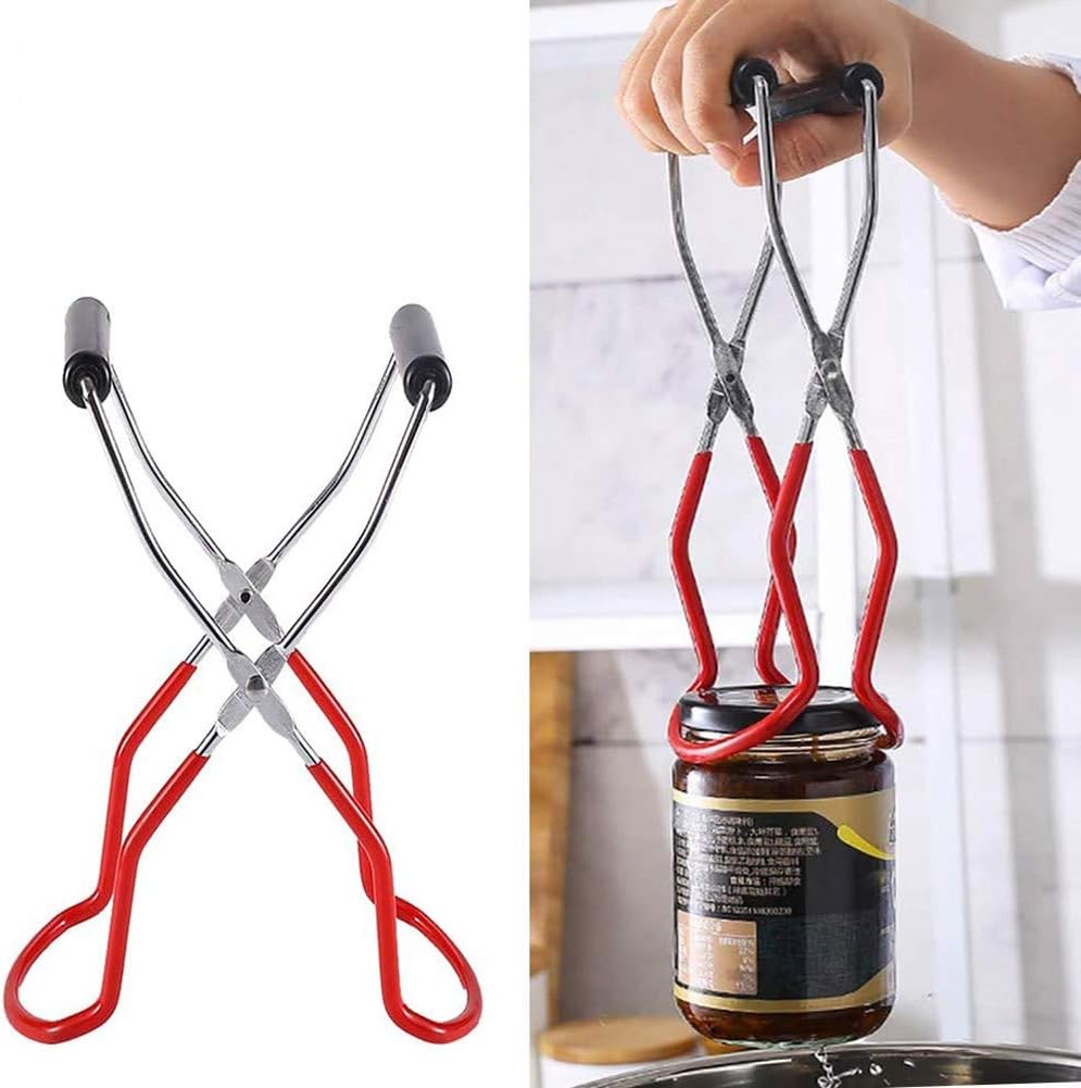 Stainless Steel Canning Jar Lifter Tongs: Safe and Secure Lifting