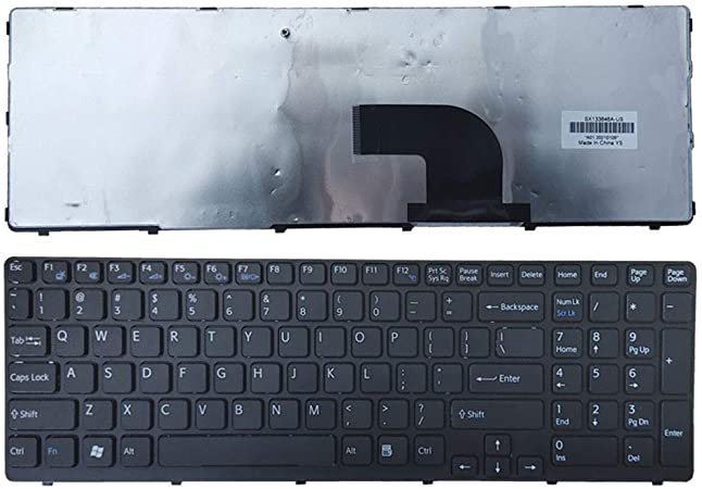 LAPTOP KEYBOARDS, SONY VIO KEYBOARDS Keyboard for Sony Vaio SVE15 SVE-15 AEHK57002303A MP-11K73SU-920 SVE151 SVE152 SVE1511 SVE1512 SVE1513 SVE1516 SVE15111 SVE15112 SVE15113 US Layout