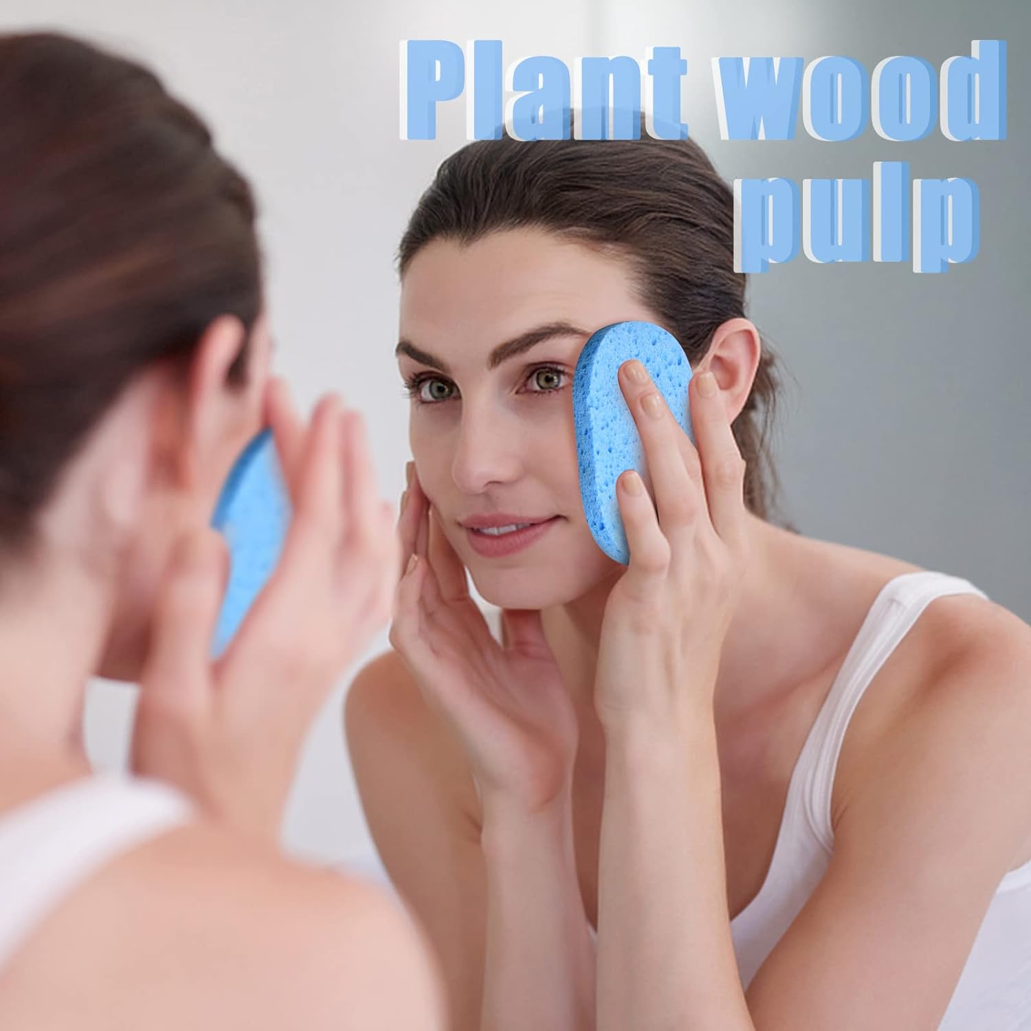 Enhance Your Skincare Routine : Pack of 10 Cleansing Sponges