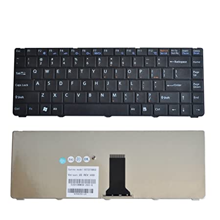 LAPTOP KEYBOARDS, SONY VIO KEYBOARDS Laptop keyboard for Sony Vaio VGN-NR VGN-NS NR NS PCG-7151M PCG-7153M PCG-7154M PCG-7161M Black US V072078BS2