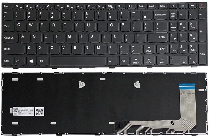 LAPTOP KEYBOARDS, LENOVO KEYBOARDS Keyboard For Lenovo IdeaPad 110-15ISK 110-17ACL 110-17IKB 110-17ISK, US Layout Black Color