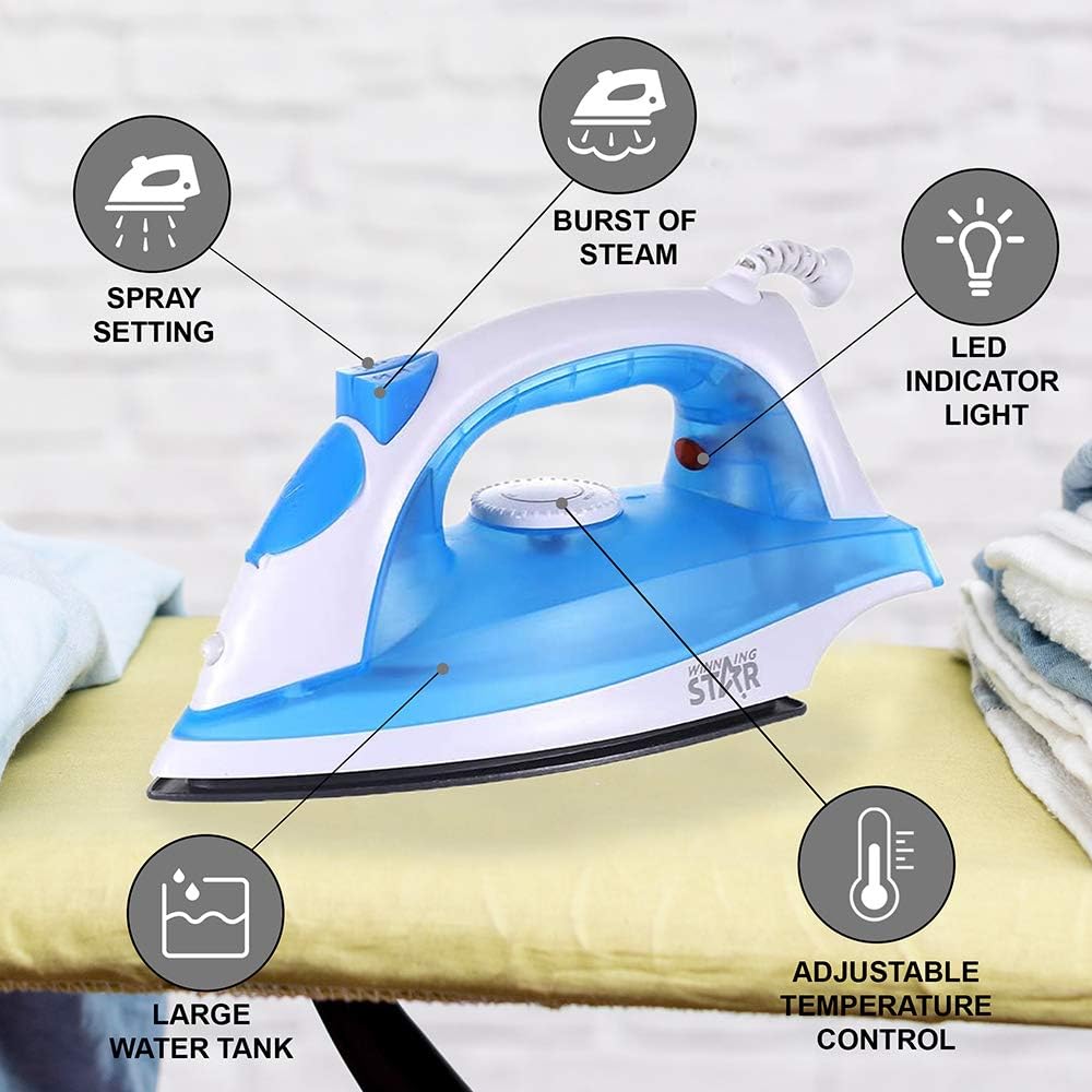 Winning Star Light and Easy Steam Iron