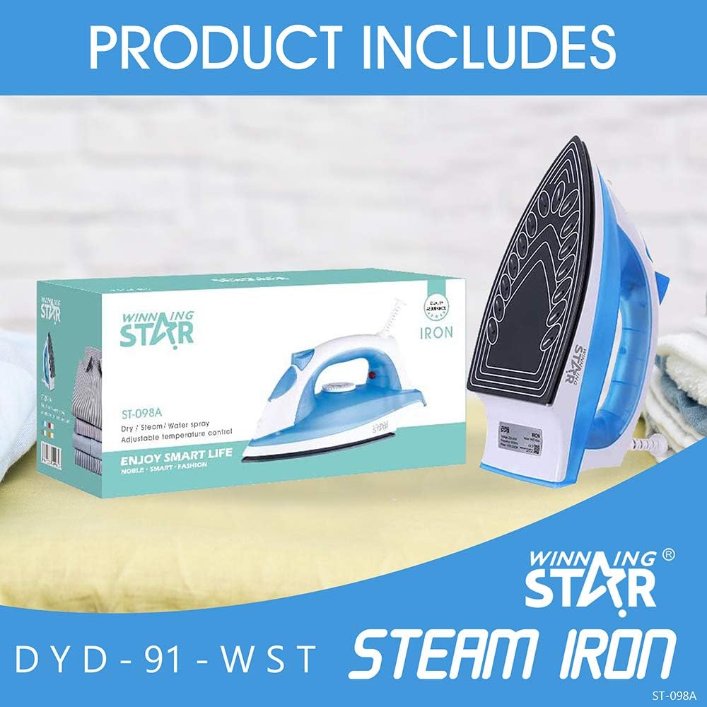 Winning Star Light and Easy Steam Iron