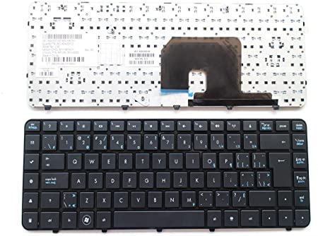 HP KEYBOARDS, LAPTOP KEYBOARDS HP Pavilion DV6-3000 DV6-3100 DV6-3200 DV6-3300 DV6-4000 black with frame