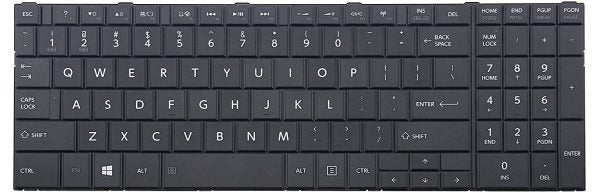 LAPTOP KEYBOARDS, TOSHIBA KEYBOARDS Keyboard For TOSHIBA C50-B C50D-B C55-B C55D-B C50A Internal Laptop Keyboard (Black)