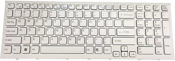 LAPTOP KEYBOARDS, SONY VIO KEYBOARDS Laptop Keyboard for SONY Vaio VPC-EH VPCEH Series VPC-EH3T9E VPC-EH3U1E White