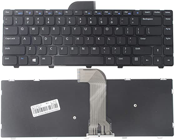 DELL KEYBOARD, LAPTOP KEYBOARDS Keyboard for Dell Inspiron 14 3421 14R 5421 Vostro 2421/Dell Latitude 3440 Laptop with Frame US 06H10H 6H10H US 0NG6N9