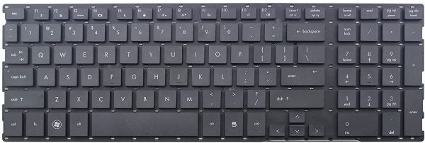 HP KEYBOARDS, LAPTOP KEYBOARDS HP Probook 4510 4710 4510S 4515S 4710S 4750S US layout laptop keyboard black notebook replace