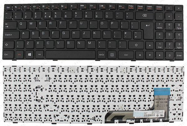 LAPTOP KEYBOARDS, LENOVO KEYBOARDS Keyboard For Lenovo Ideapad 100-15 100-15IBY 100-15IB B50-10 PK131ER1A05 5N20h52634 9z.NCLSN.00U NANO NSK-BR0SN Black US