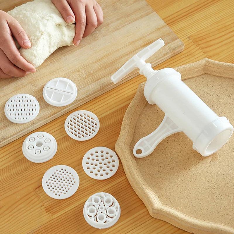 8 In 1 Plastic Manual Press Pasta Maker.