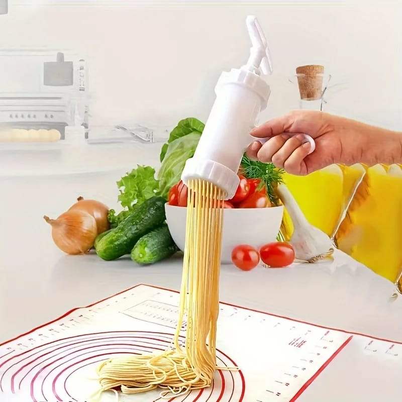 8 In 1 Plastic Manual Press Pasta Maker.