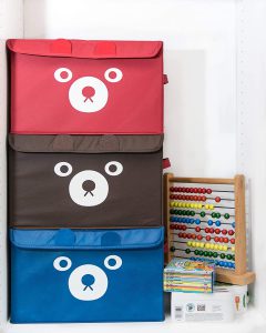 Big size Panda Design Folding Storage Bins Quilt Basket Kid Toys Organizer Storage Box.