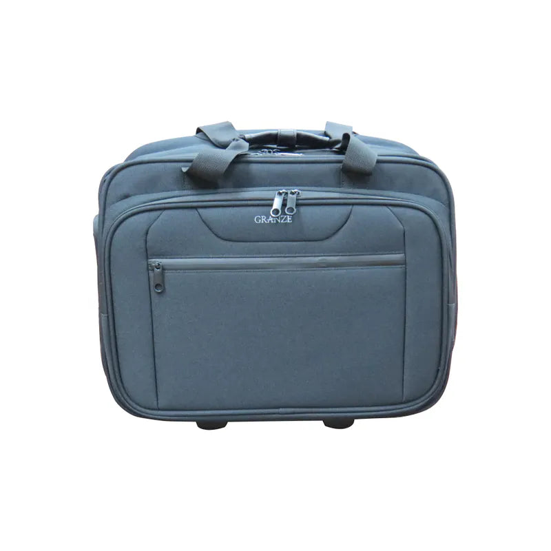 Business travel suitcase with upright extending handle and wheels from Zoni Stores