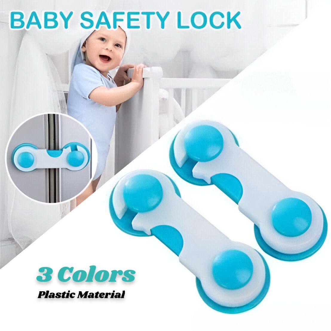 Child Safety Lock Plastic (MixRandom color)