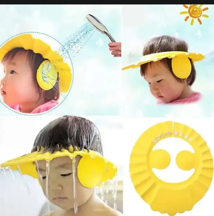 DAIZY DOO Baby Bath Shower Cap,Ear Protection Waterproof toddler, Sun Protection Hat, Washing cap for Baby Girl And Baby Boy.