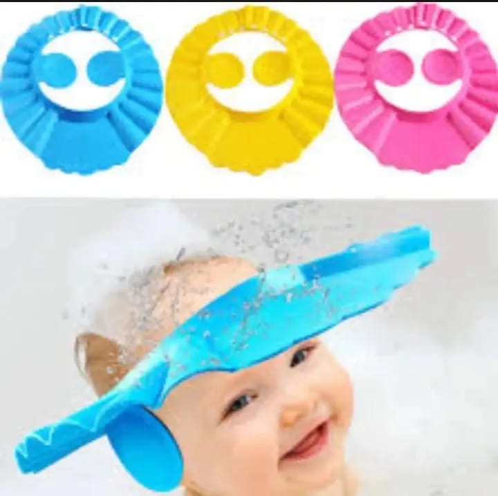 DAIZY DOO Baby Bath Shower Cap,Ear Protection Waterproof toddler, Sun Protection Hat, Washing cap for Baby Girl And Baby Boy.