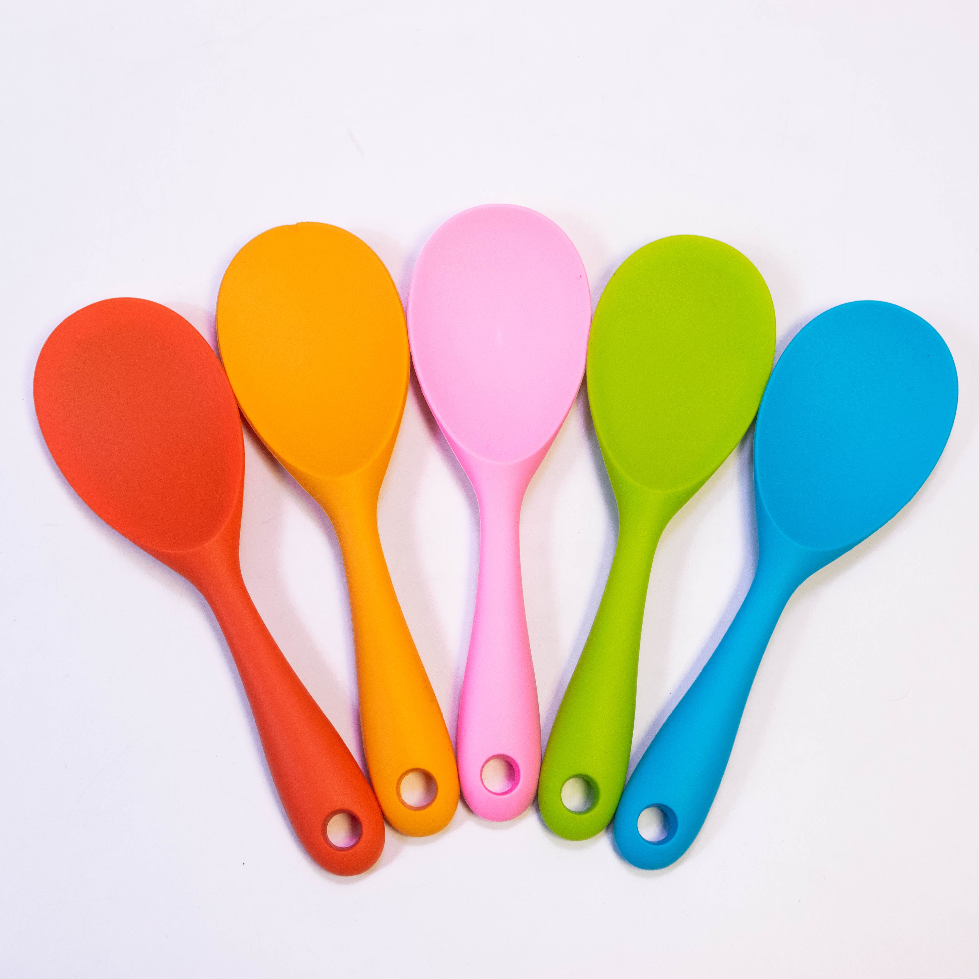 Silicone Spatula Set with Rice Shovel Spoon