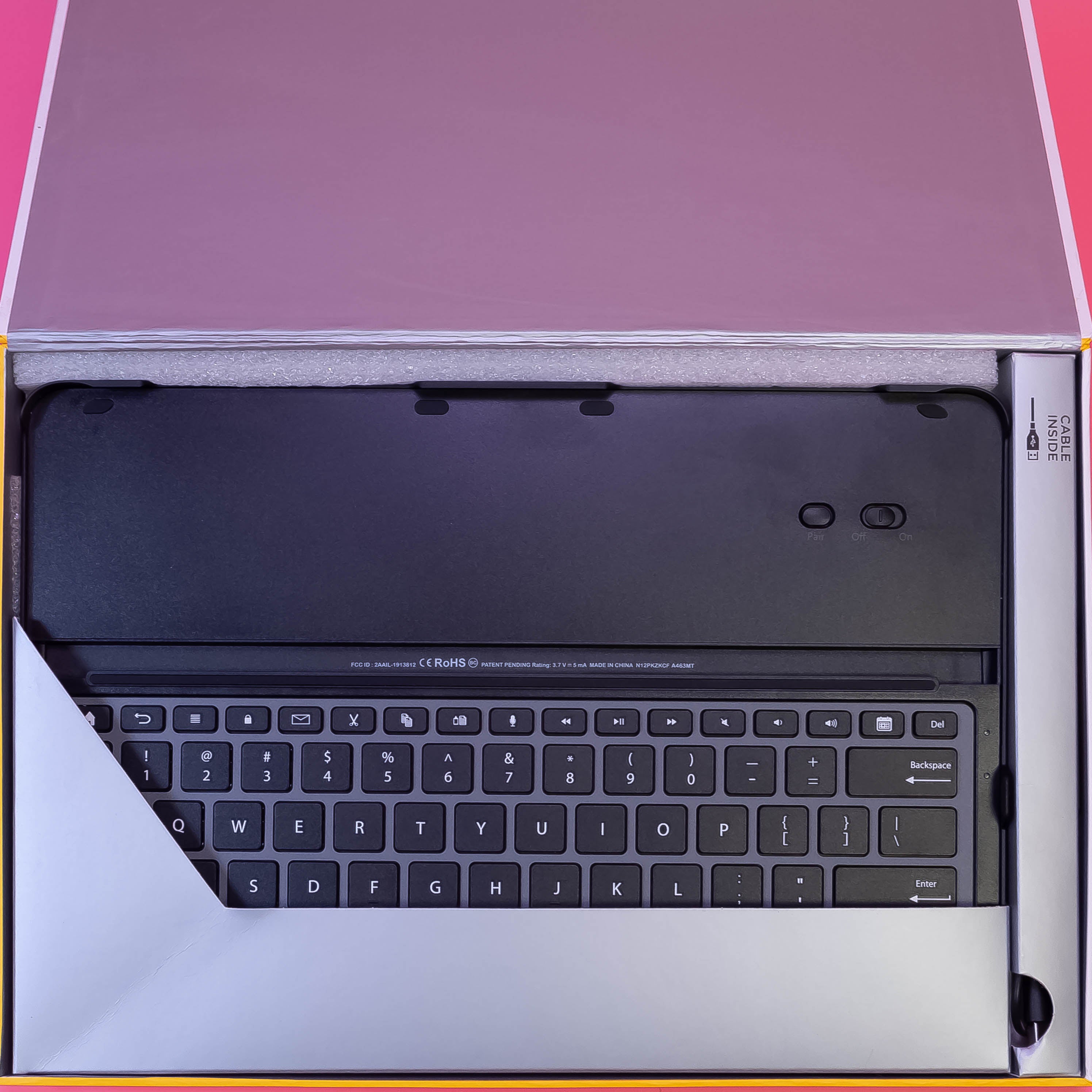 ZAGG Cover Fit Case with Bluetooth Keyboard: Your Samsung Galaxy Companion in Black