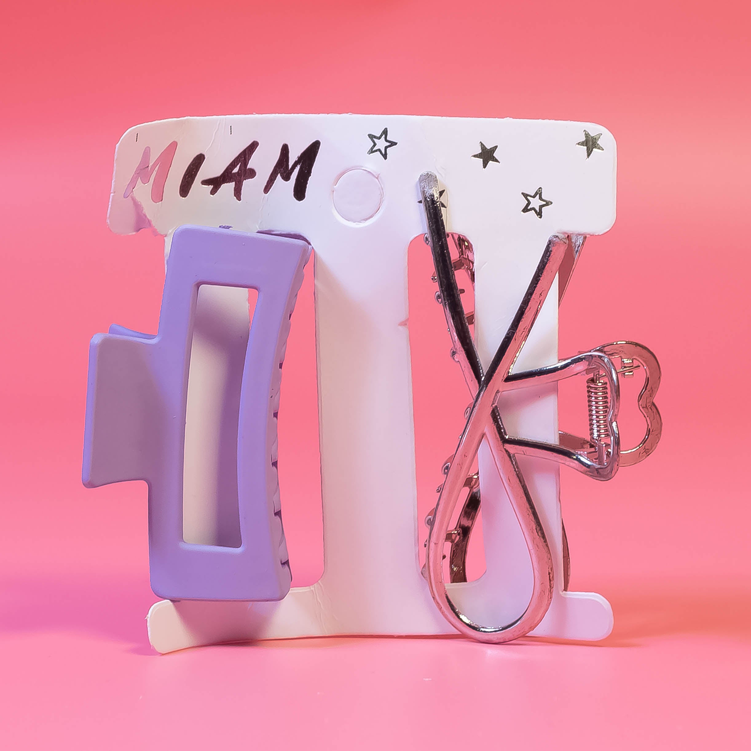 Elevate Your Hair Elegance with Our Lavender and Infinite Style Hair Claw Clips