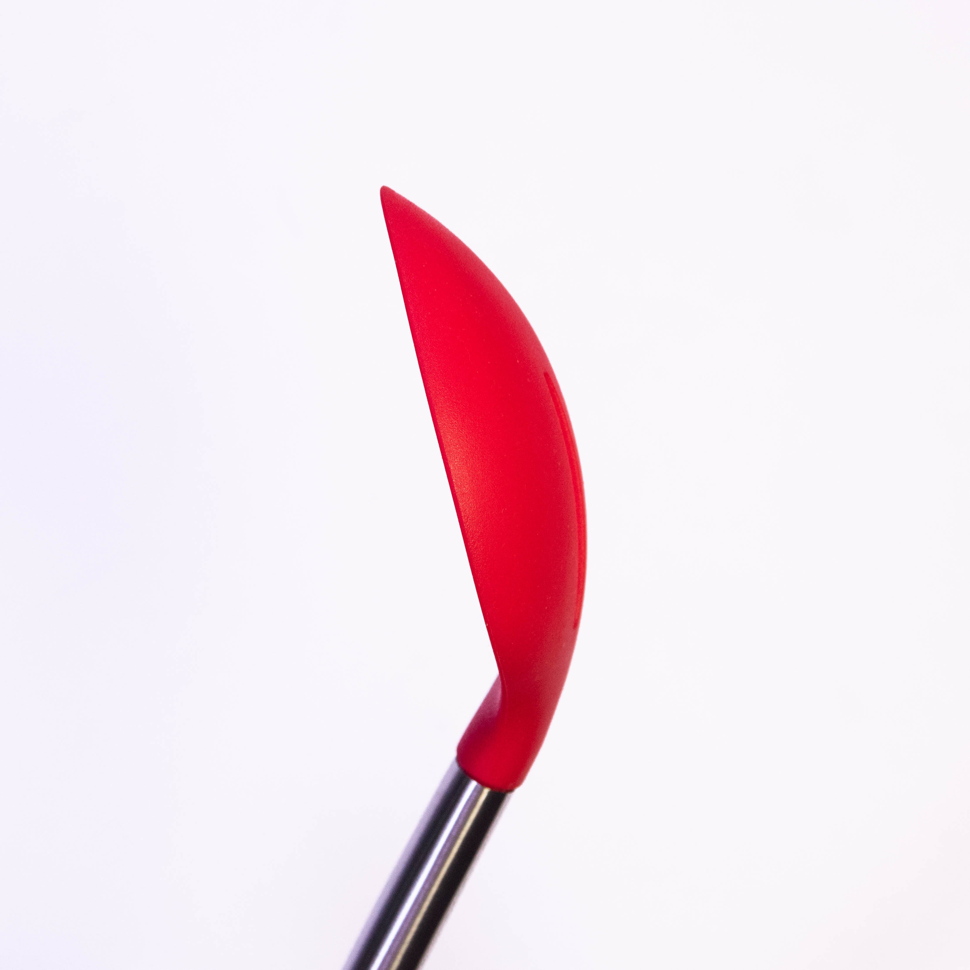 Silicone Frying Spoon Spatula with Stainless Steel Handle