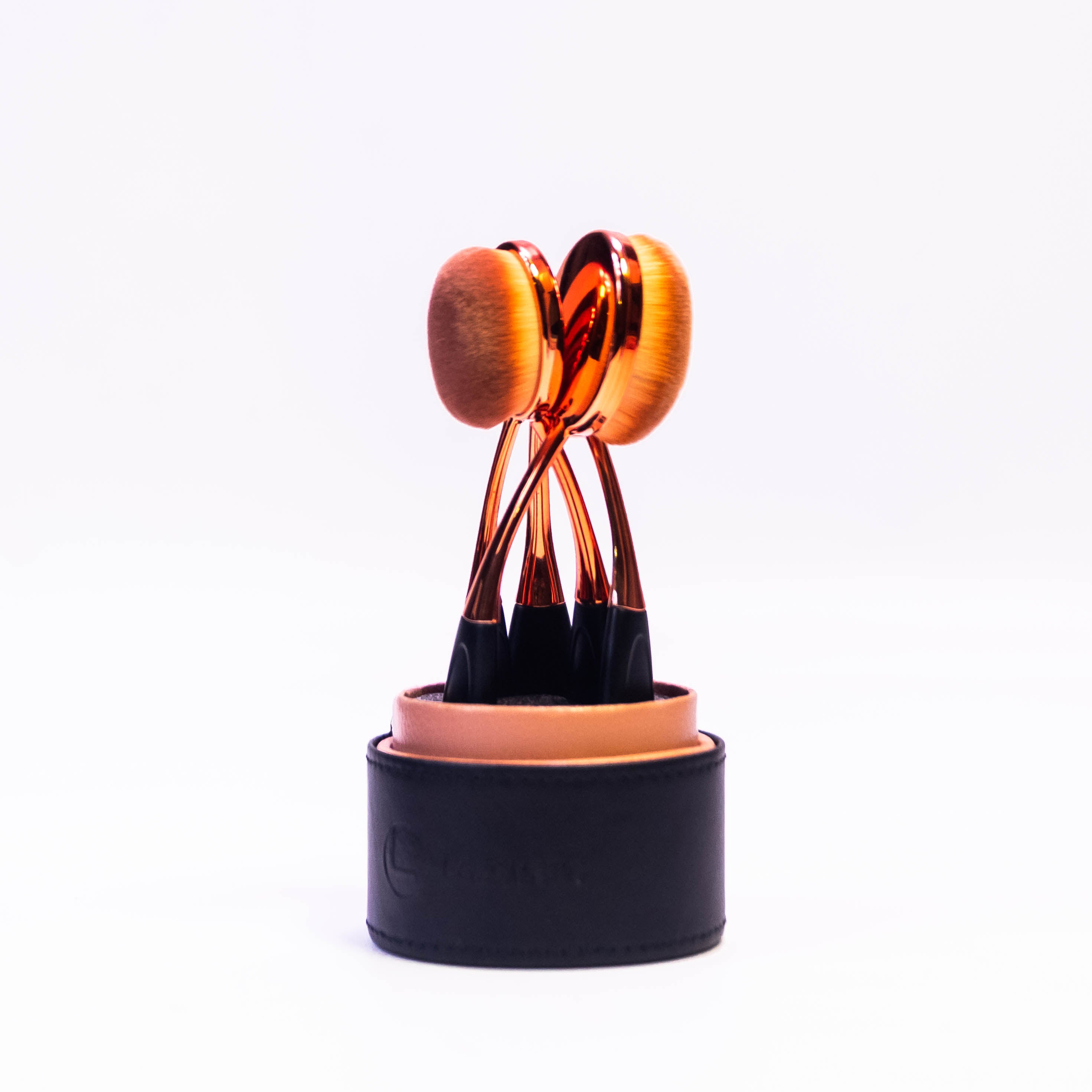 5 Pcs Oval Face Toothbrush Makeup Brushes Set