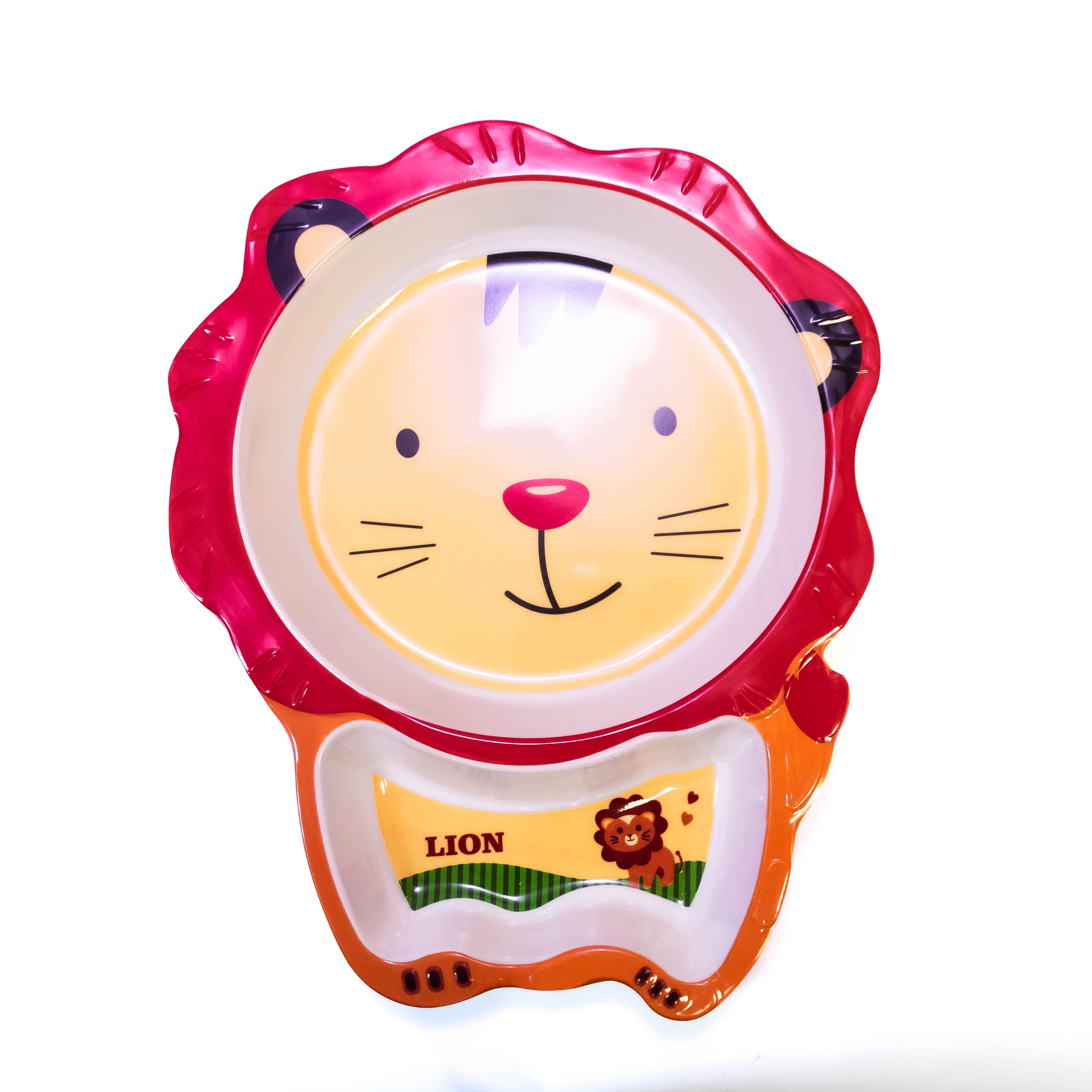 Mealtime Roar with Lion-Shaped Cartoon Dining Plates