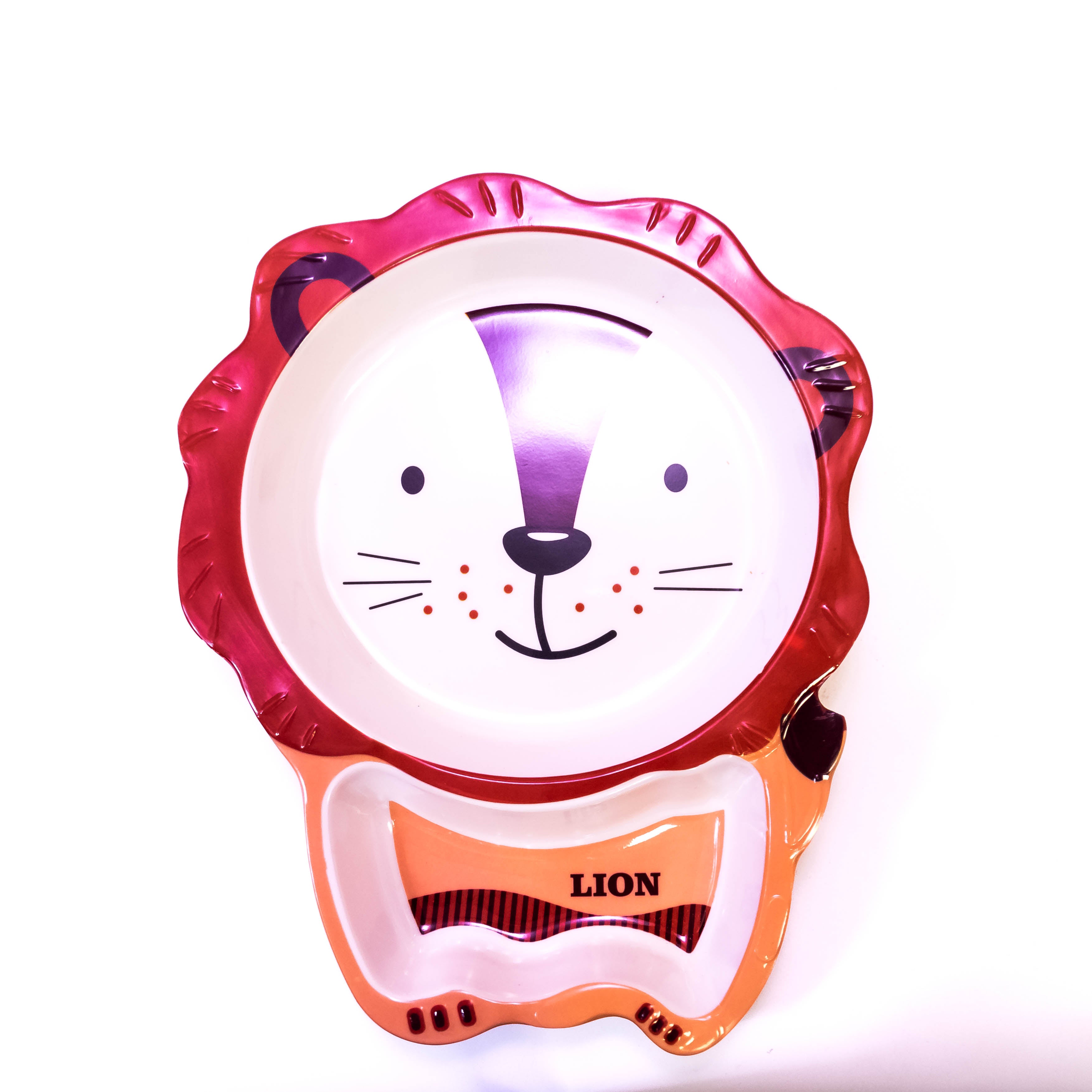Mealtime Roar with Lion-Shaped Cartoon Dining Plates