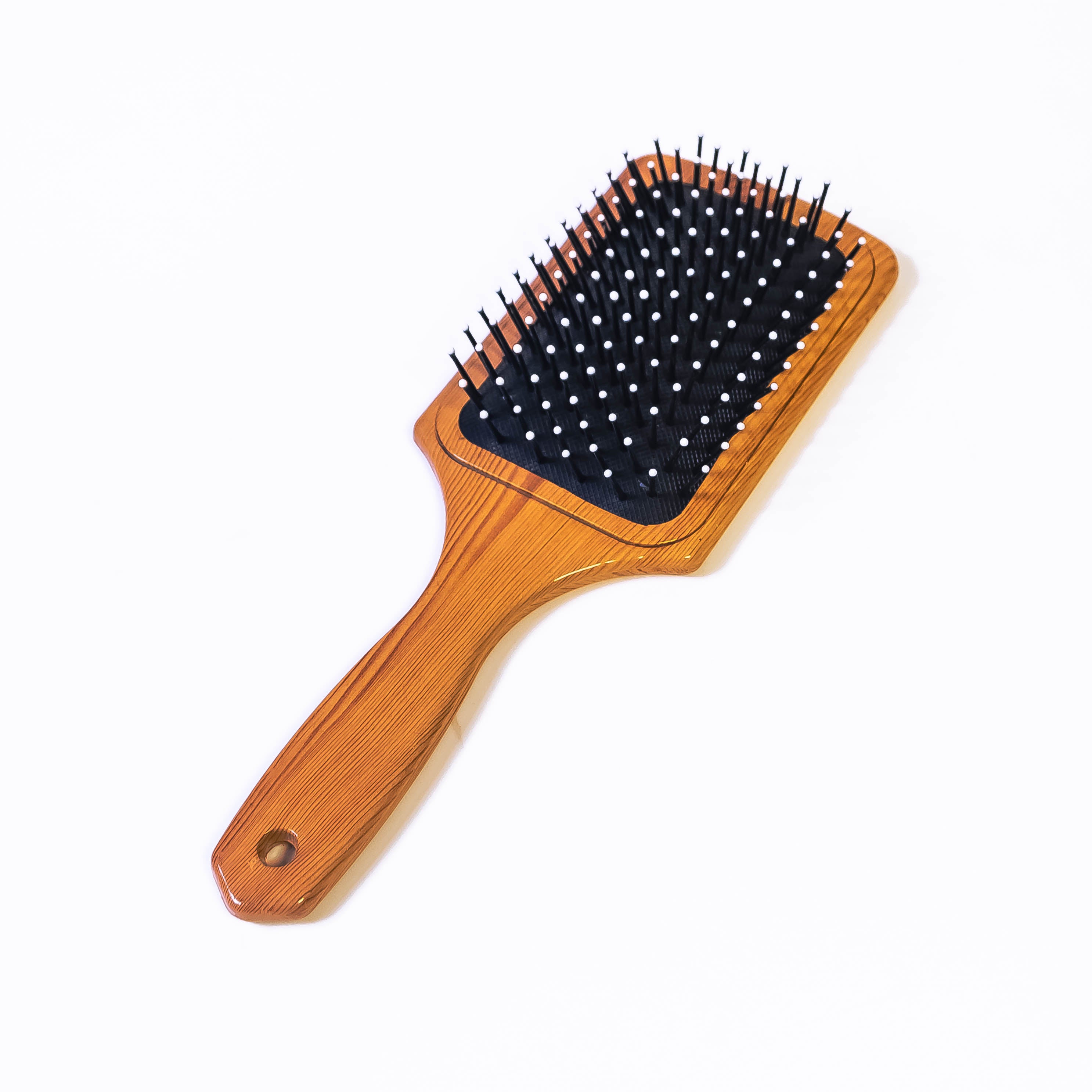 Wooden Design Print Hair Brush with Air Cushion Comb: Embrace Nature-Inspired Hair Care