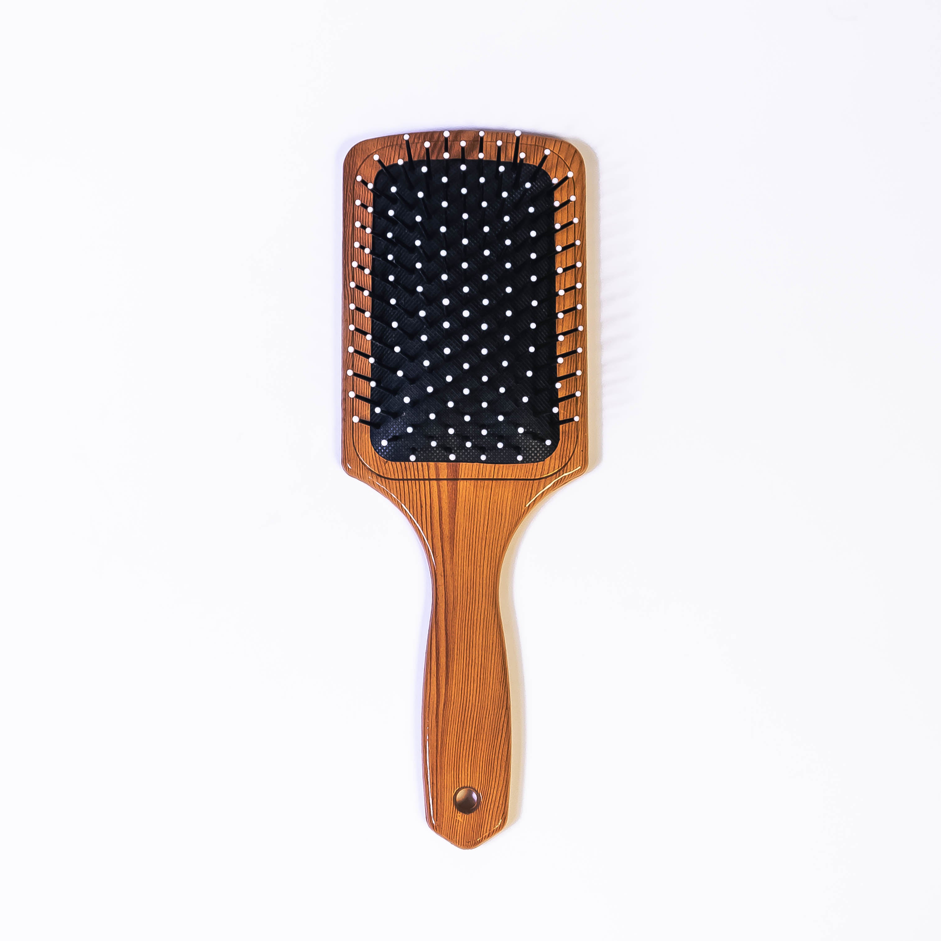 Wooden Design Print Hair Brush with Air Cushion Comb: Embrace Nature-Inspired Hair Care