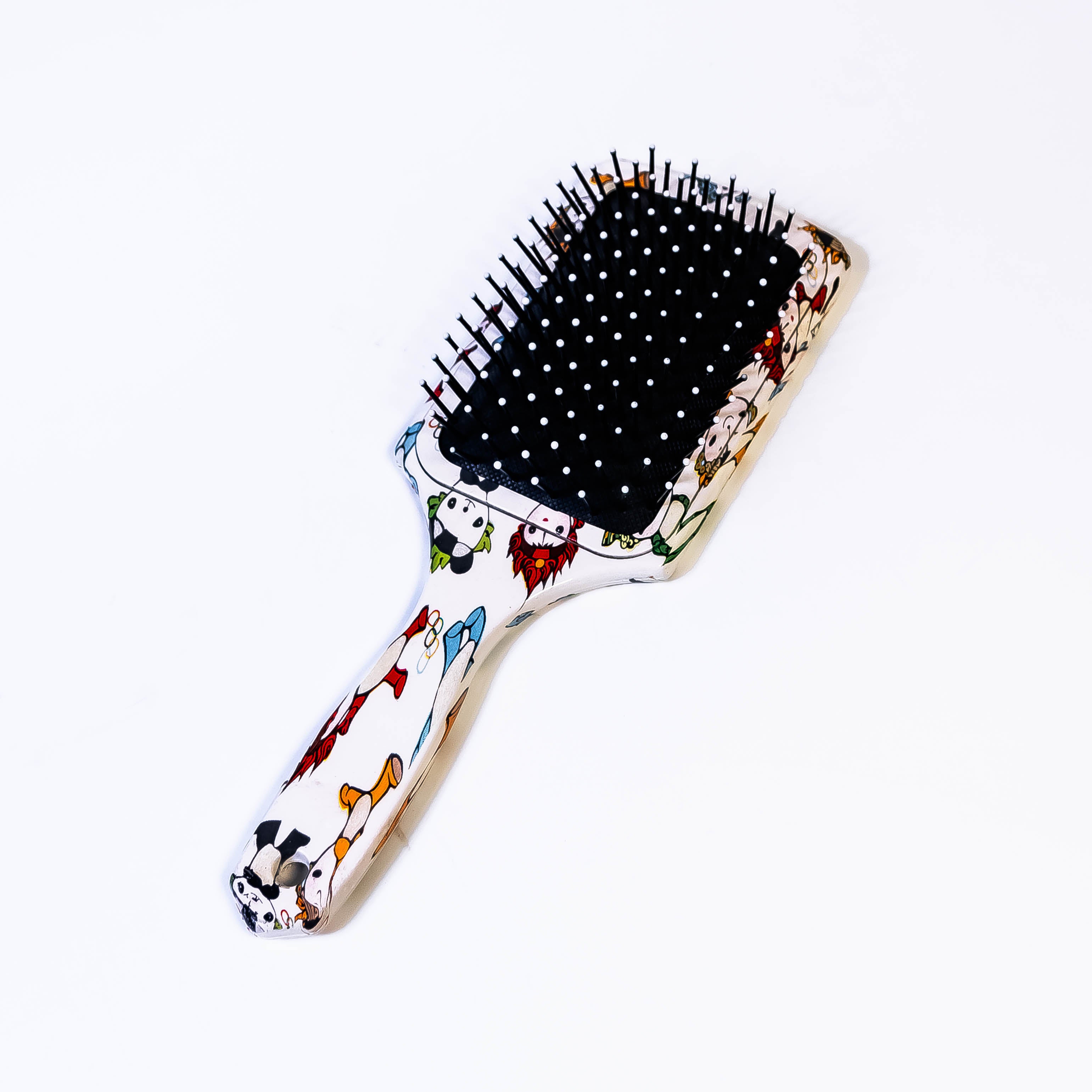 Fire Boy Design Print Hair Brush with Air Cushion Comb: Ignite Your Hair Care Routine