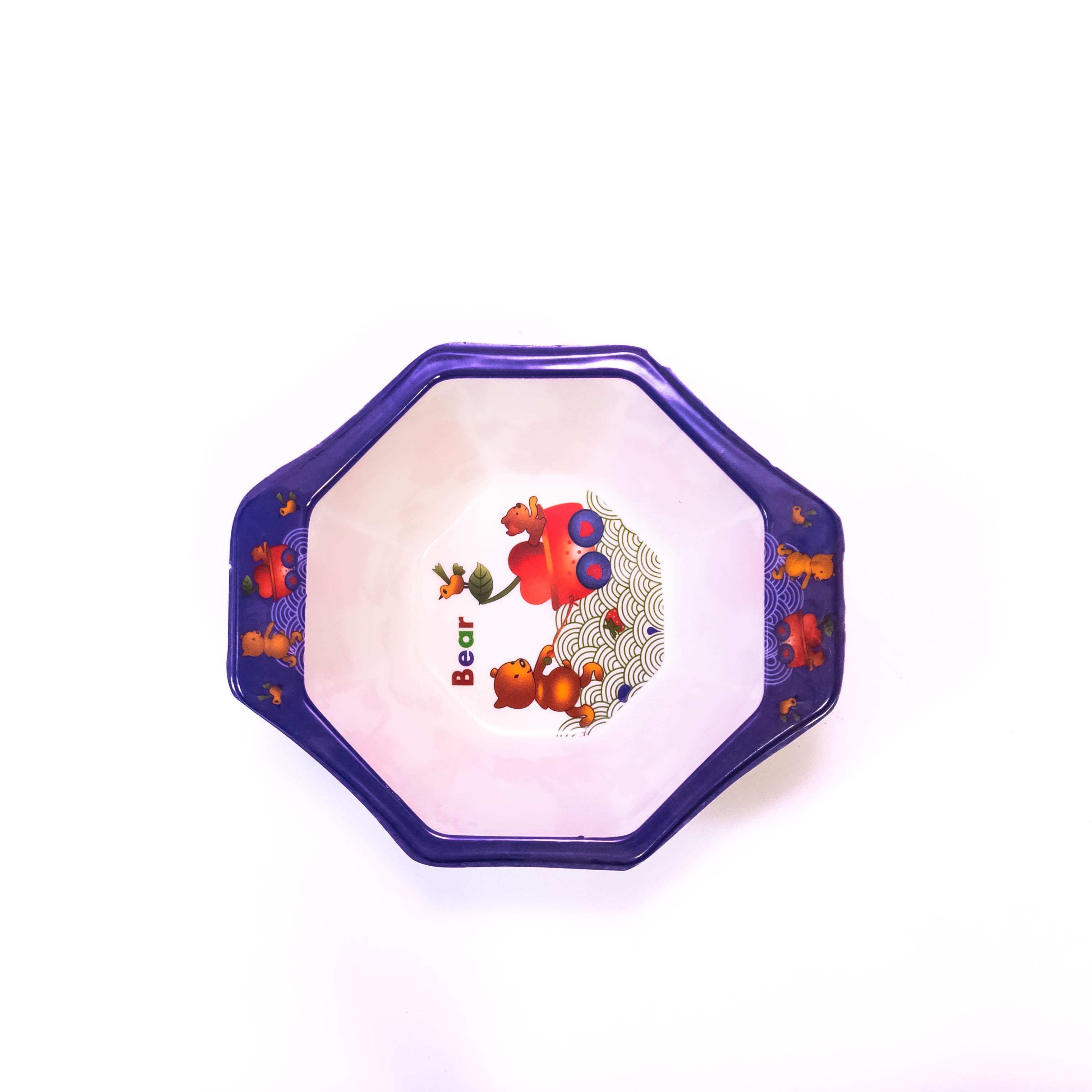 Octagonal Cartoon Children's Food Bowl