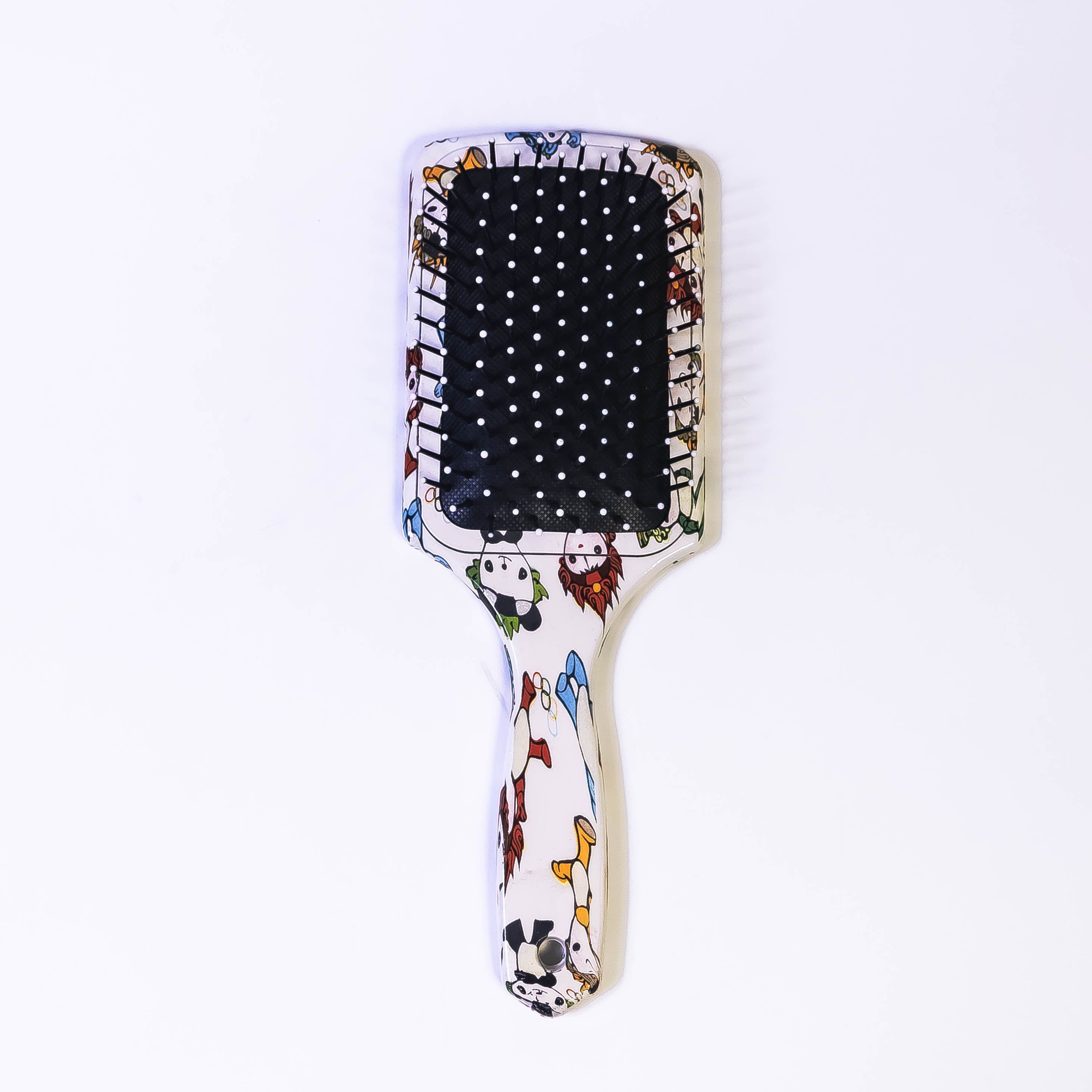 Fire Boy Design Print Hair Brush with Air Cushion Comb: Ignite Your Hair Care Routine