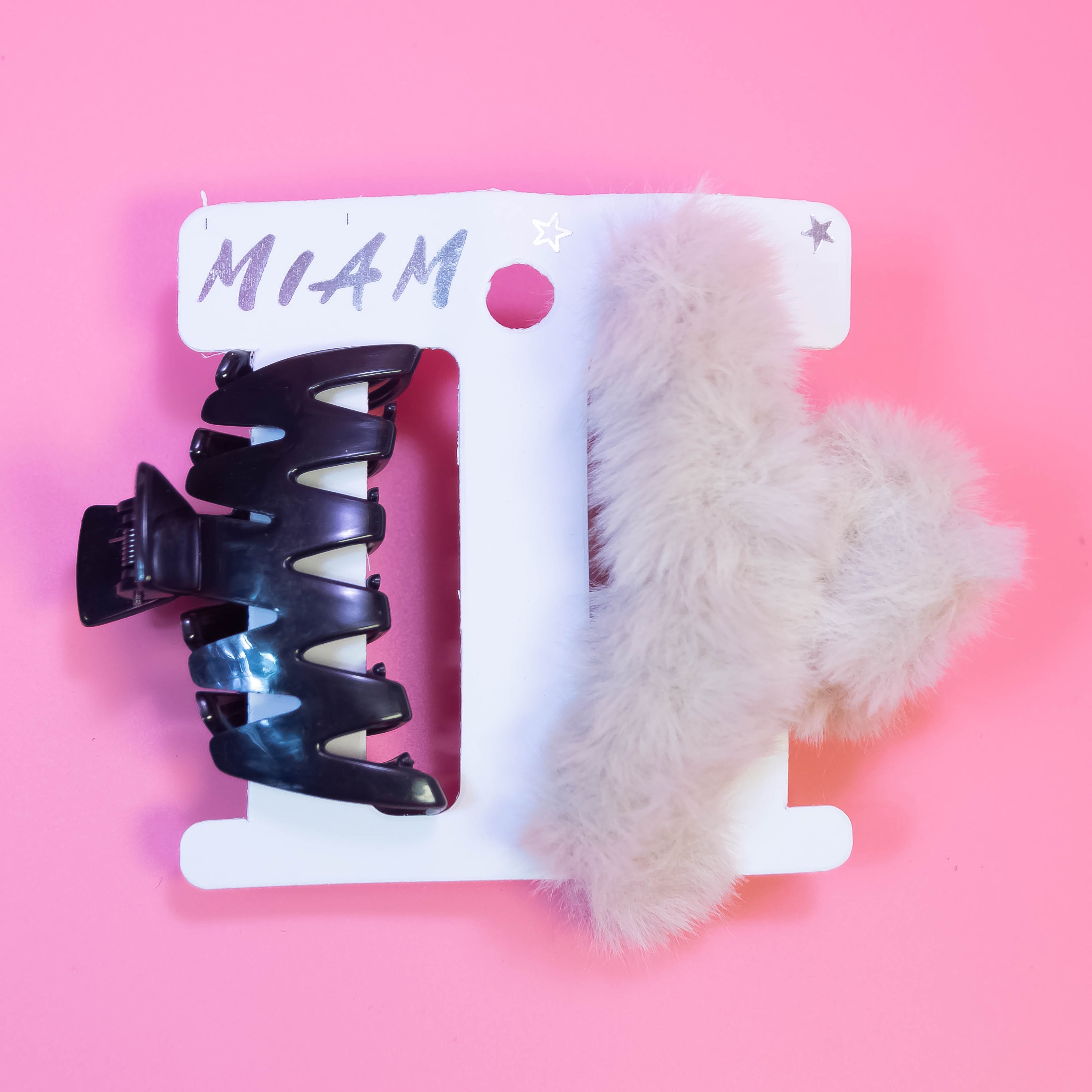 Chic Hair Accents: Hair Claw Clips Duo - 2