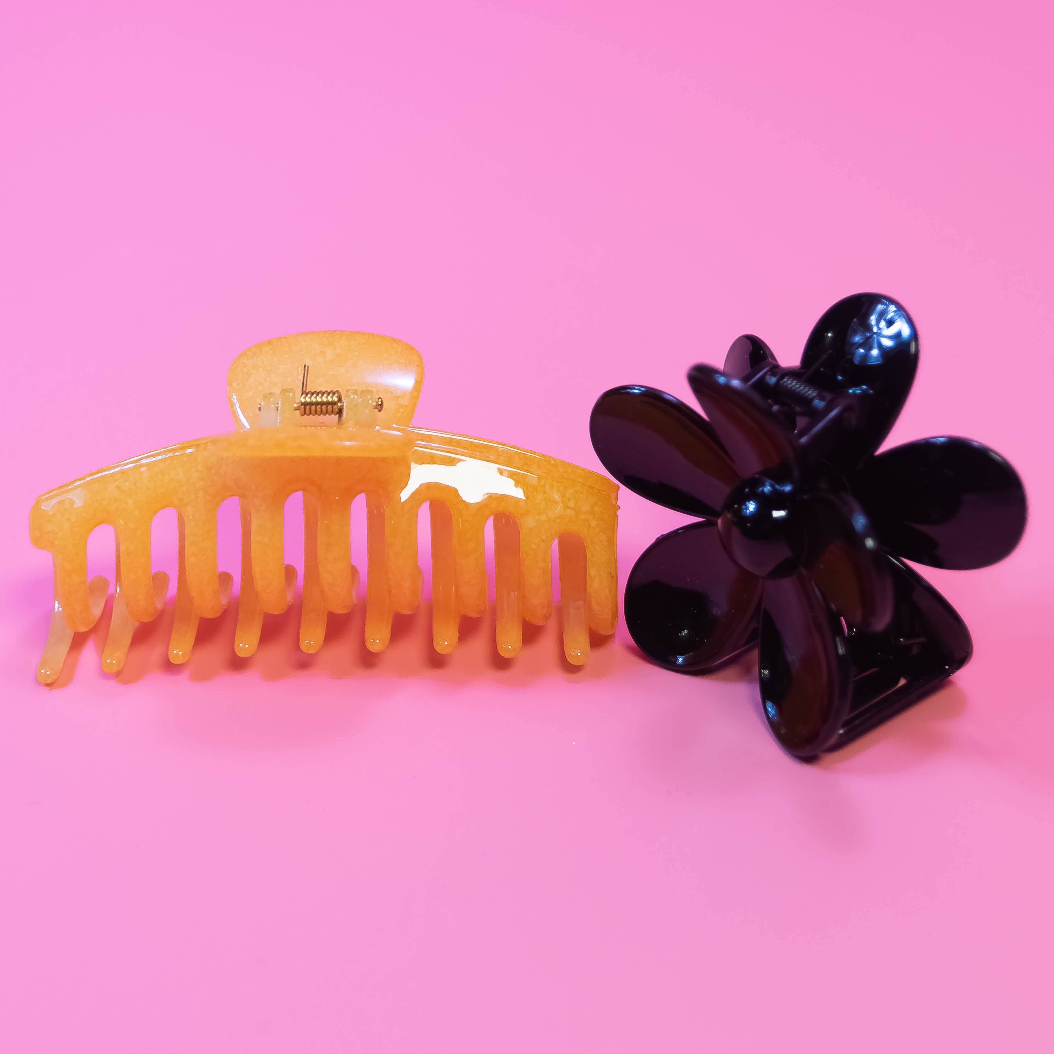 Elegant Hair Blossoms: Hair Claw Clips Duo